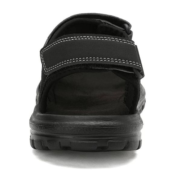 Men Sandals Outdoor Lightweight Anti Slip Waterproof Black Size 10 main image 5